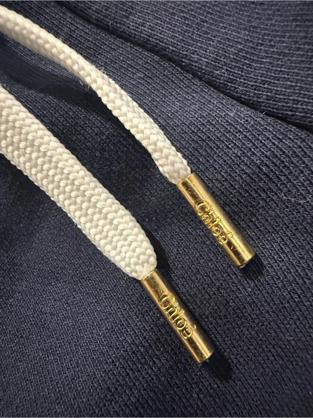 Chloé Kids Navy Stitch Sweat Set